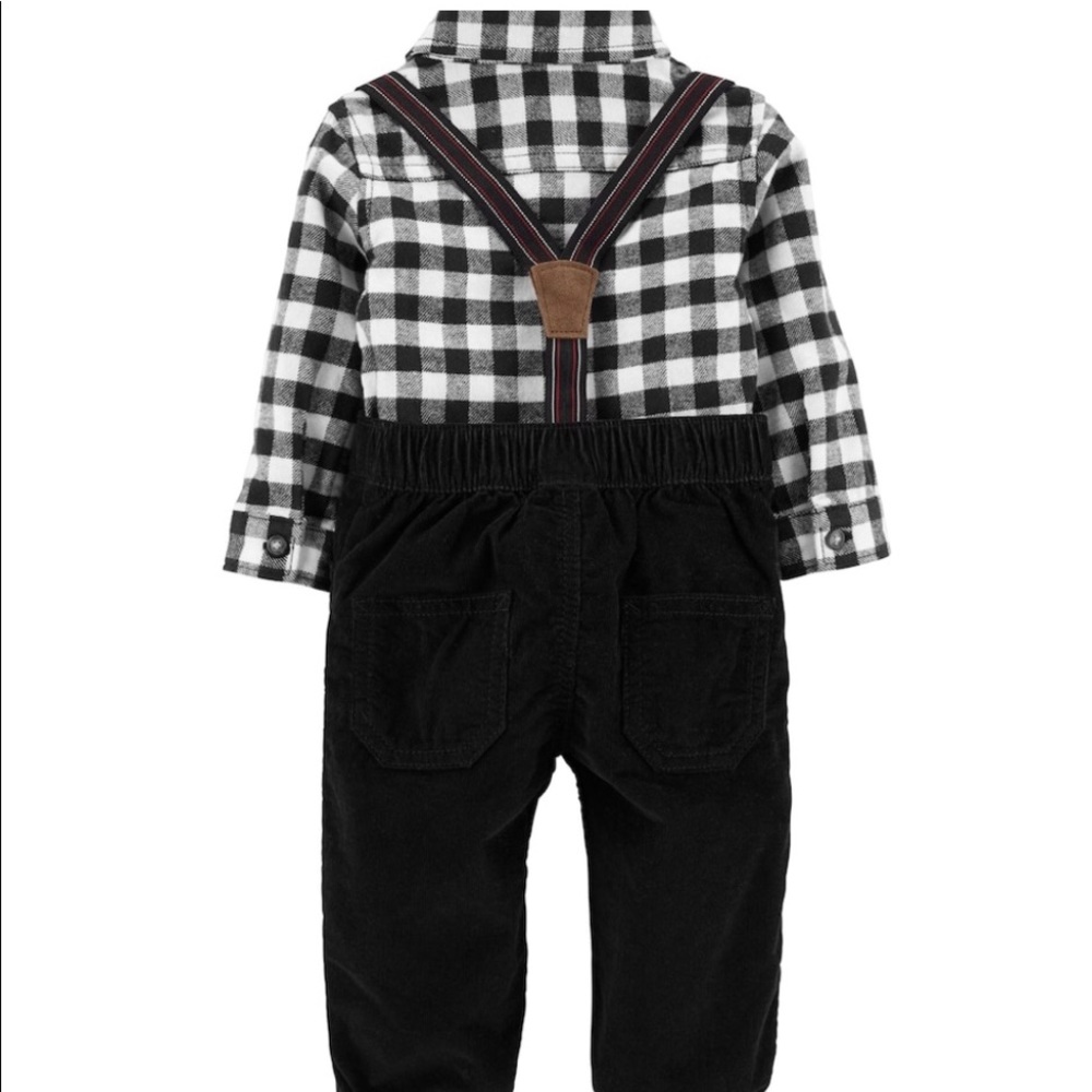 HP ❤️ Carter's 24 Months 3-Piece Checkered Set - Picture 2 of 5